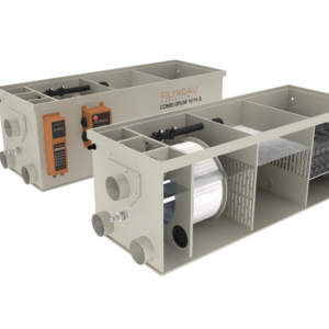 Filtreau combi drum 10/15 Low In line  Gravity of pompgevoed