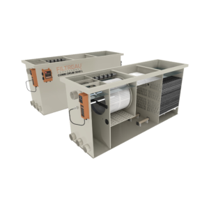 Filtreau combi drum 30/45L  In line  Gravity of pompgevoed